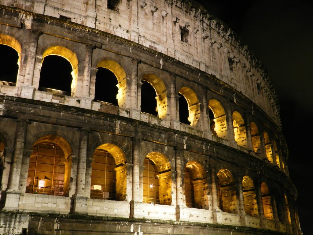 colosseum, lights, night, monument, colosseum, colosseum, colosseum, colosseum, colosseum-278589.jpg